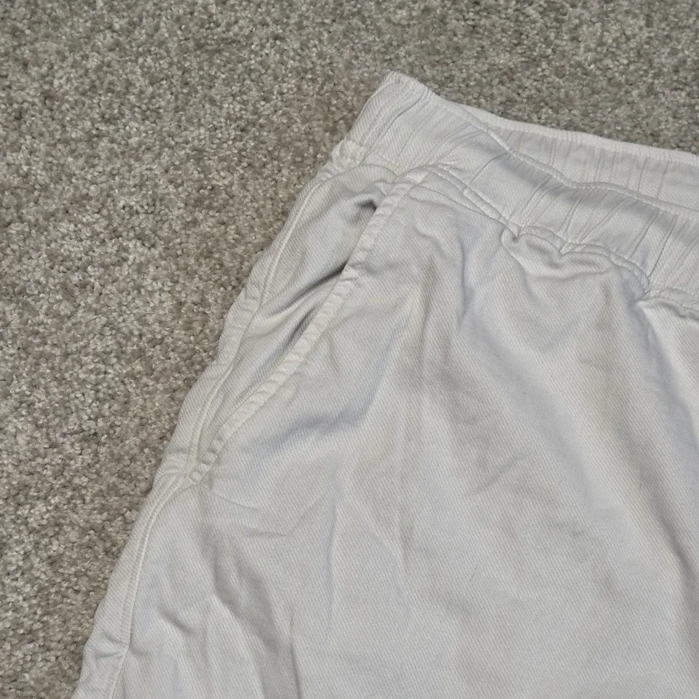 Faherty Essential Drawstring Short Mens Small Khaki Cotton Linen 6